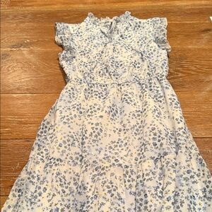 BB Dakota by Steve Madden Blue and White Floral Maxi Dress